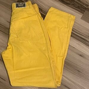 Vintage Yellow LAWMAN London Rocks Denim Jeans